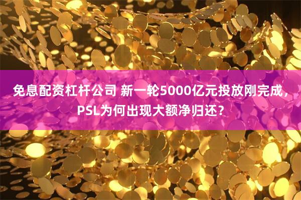 免息配资杠杆公司 新一轮5000亿元投放刚完成，PSL为何出现大额净归还？