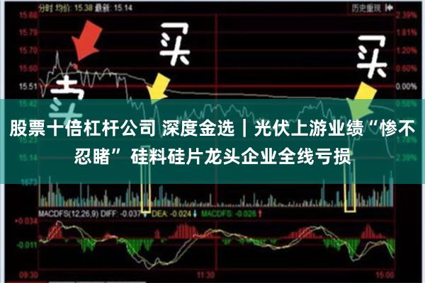 股票十倍杠杆公司 深度金选｜光伏上游业绩“惨不忍睹” 硅料硅片龙头企业全线亏损